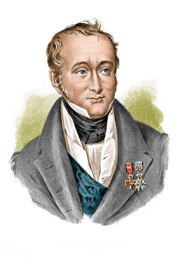 Bild des zu seiner Zeit berühmten Chirurgen Baron Guillaume